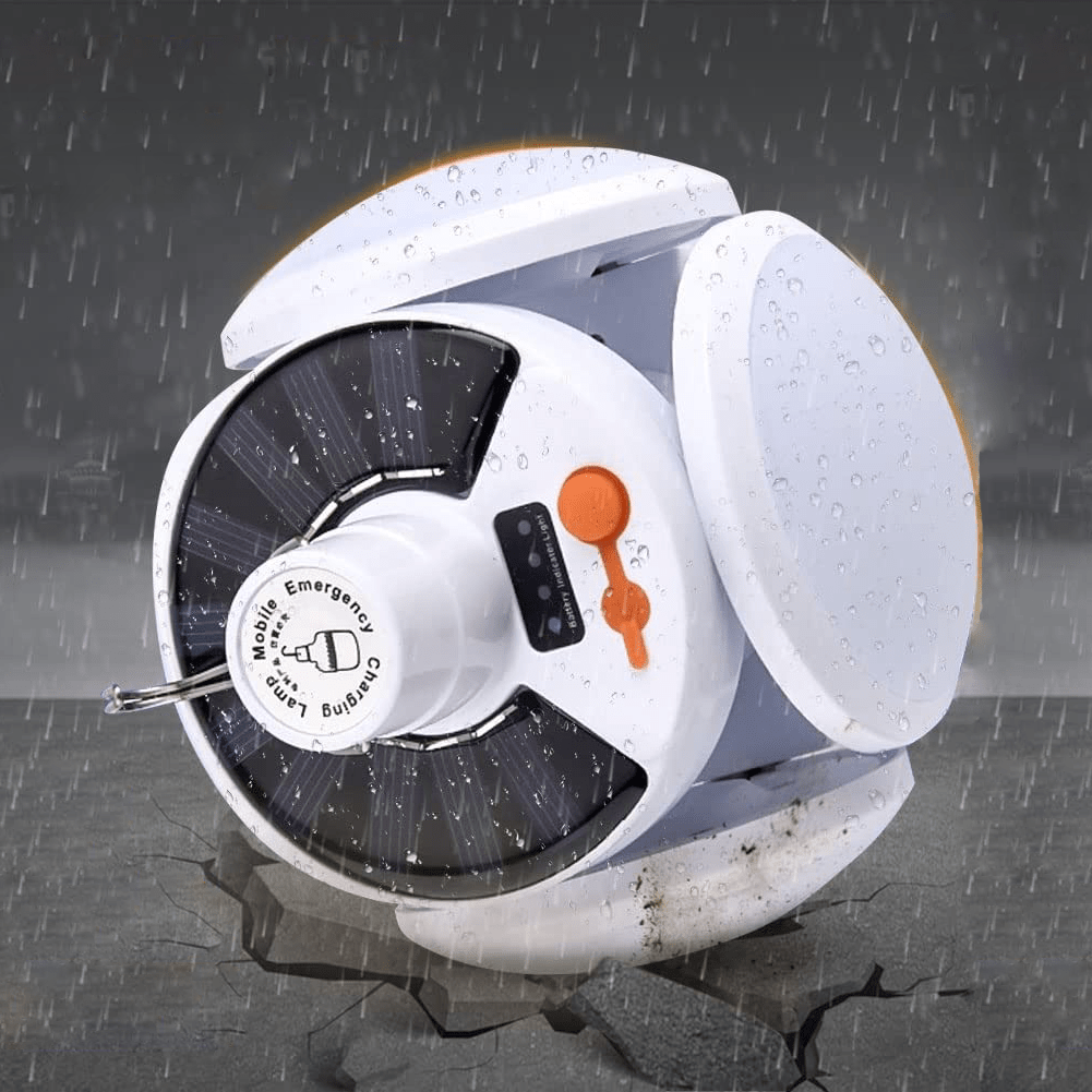 SOLARGLOW Cube – Portable Solar Outdoor Light with Foldable Design & Long Battery Life