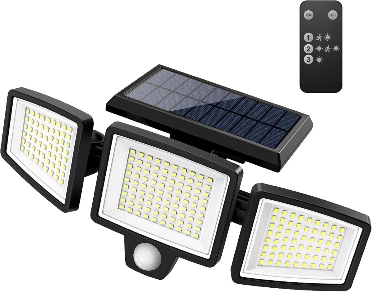 SOLARGUARD – Solar Security Light with Motion Sensor and Remote Control