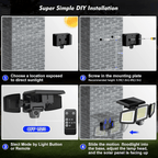 SOLARGUARD – Solar Security Light with Motion Sensor and Remote Control