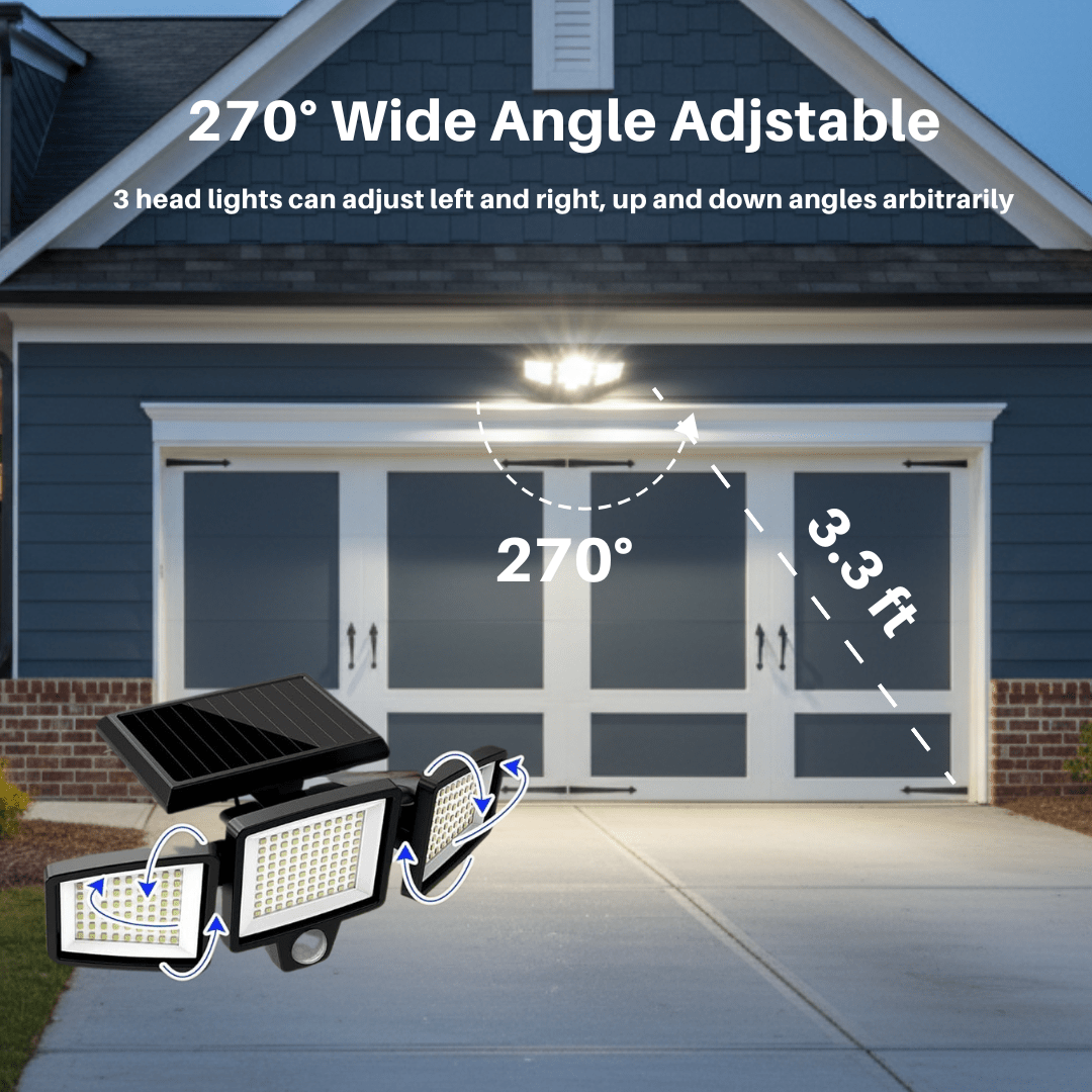 SOLARGUARD – Solar Security Light with Motion Sensor and Remote Control