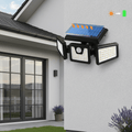 SOLARMAX – 360° Rotating Triple Head Solar Security Wall Light