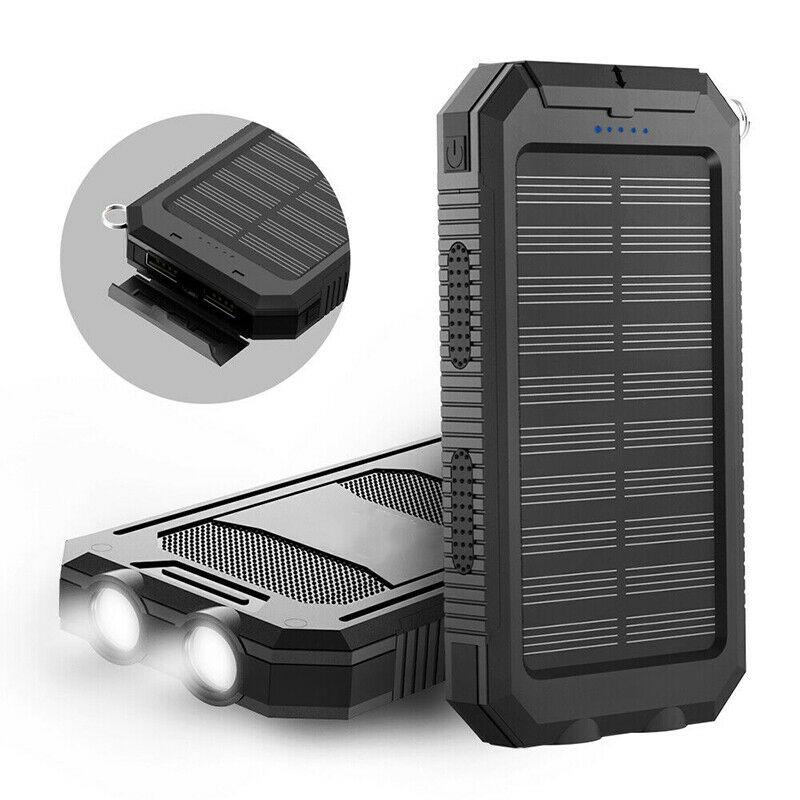 SOLARVAULT – Waterproof Solar Power Bank with 500000mAh for Outdoor Adventures