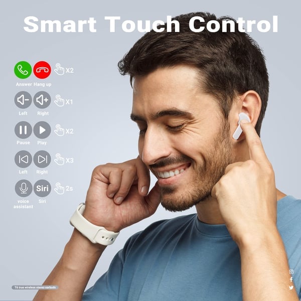 SONICPULSE – Wireless Bluetooth Earbuds with LED Display & Deep Bass Sound
