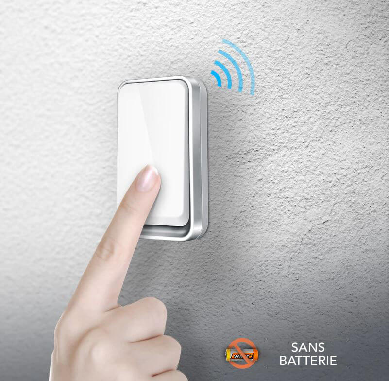 Wireless Smart Doorbell Without Battery – Waterproof & Energy Efficient