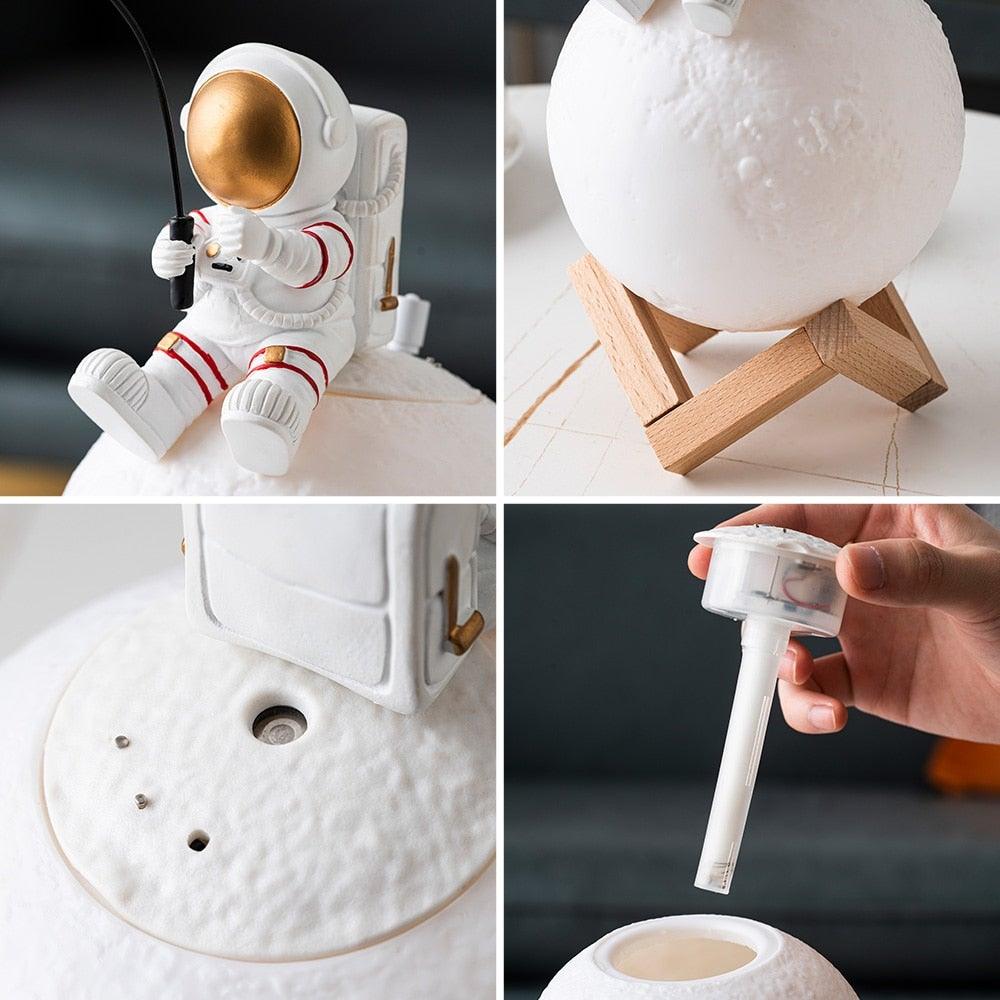 Air humidifier lamp