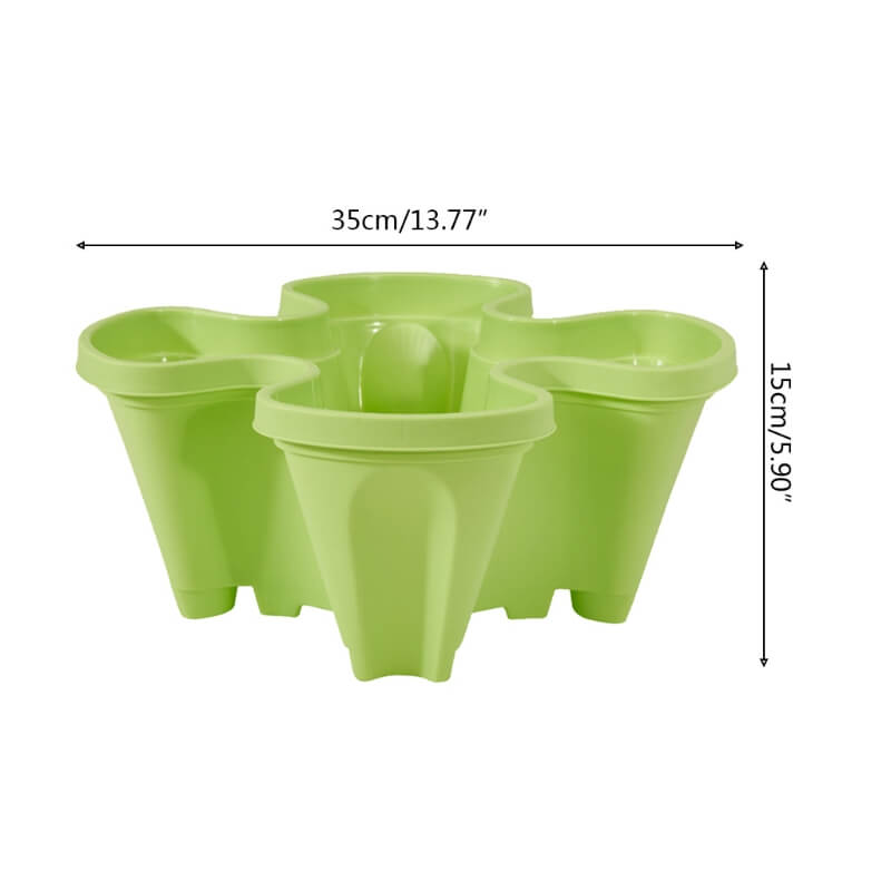 Space-saving Stackable Plant Pots - StrawberryStack