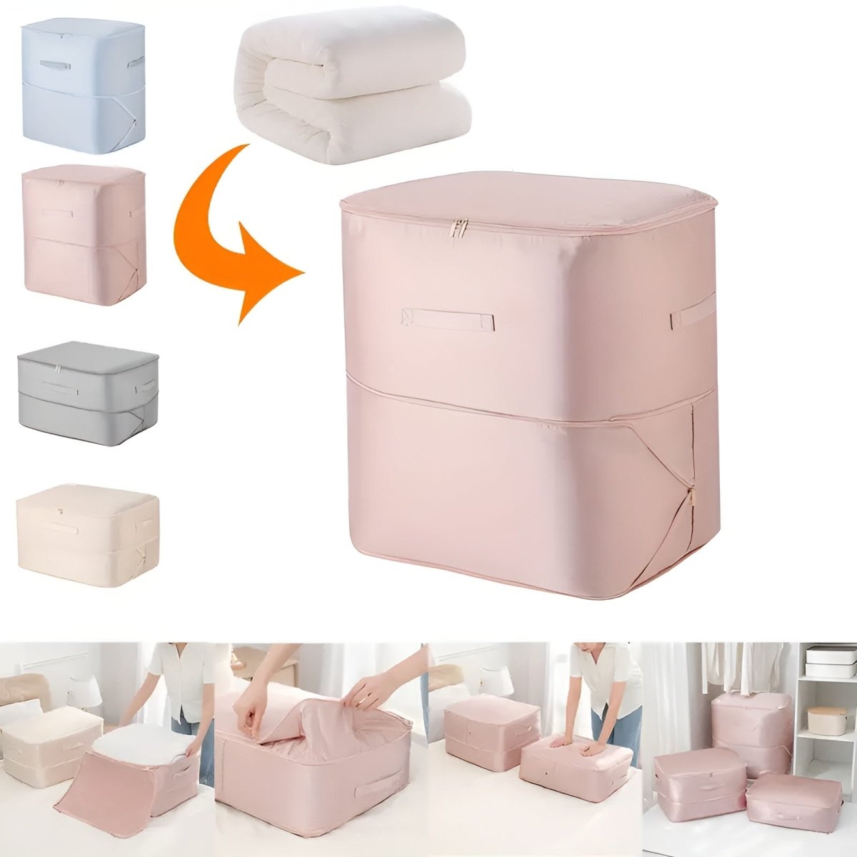 SpaceSaver Bag – Compression Storage Bag for Clothes & Bedding