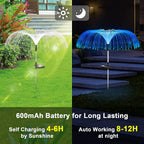 Functional Outdoor Lights - Solar Fiber Optic Jellyfish Garden Lamp