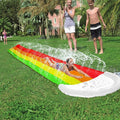 Splashrush Trail Water Slide – Extra-Long Garden Slip Fun with Colorful Rainbow Design