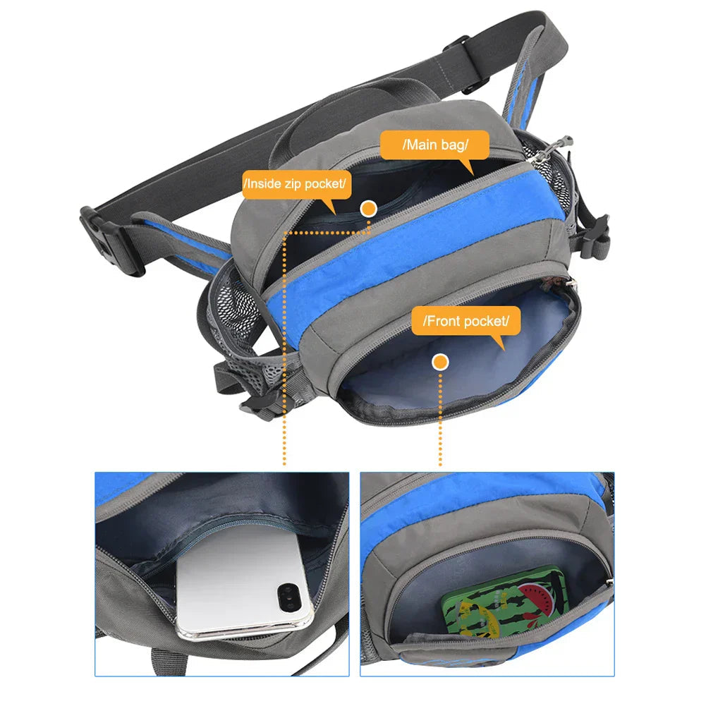 Sport Hip Bag with Bottle Holder - Vega