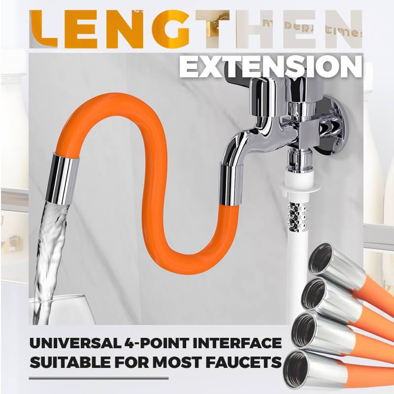 Universal foaming extension tube