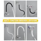 Universal foaming extension tube