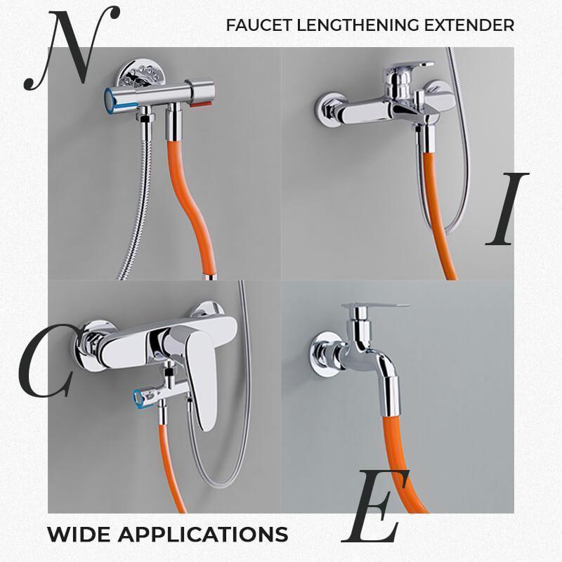 Universal foaming extension tube