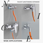 Universal foaming extension tube