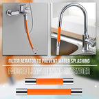 Universal foaming extension tube