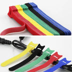T-type self-adhesive velcro strap with velcro