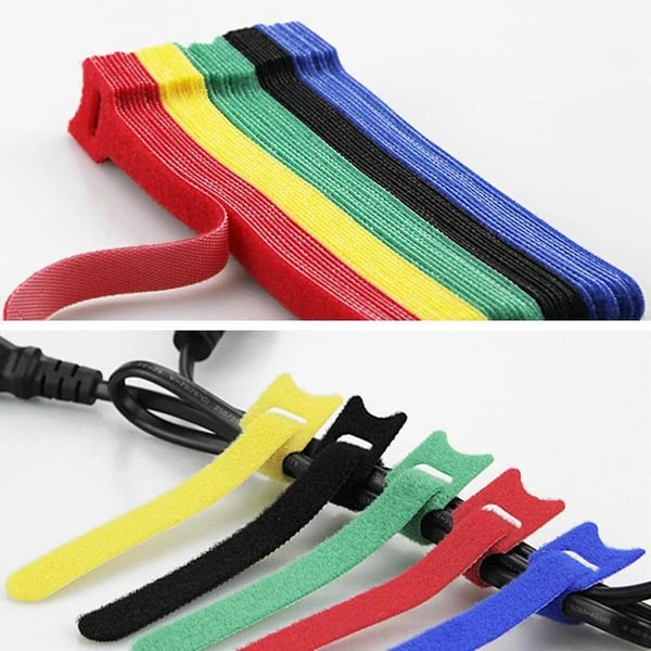 T-type self-adhesive velcro strap with velcro