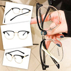 Blue Light Blocking Half-Rim Glasses