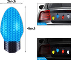 Reflective Light Bulb Magnets Decorations
