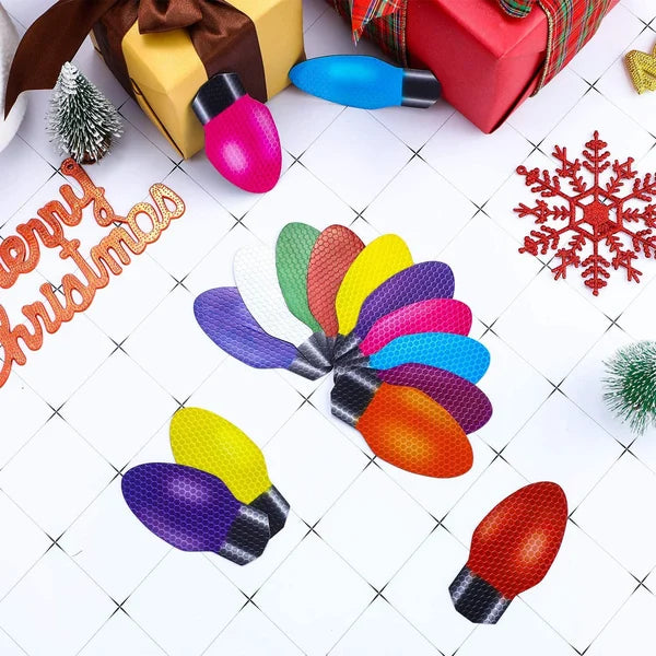 Reflective Light Bulb Magnets Decorations