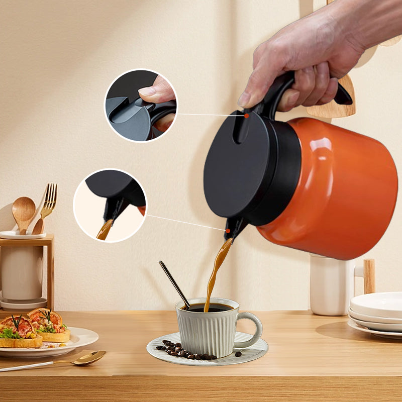 Portable stainless steel kettle | Compact tea solution for any location