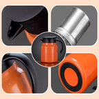 Portable stainless steel kettle | Compact tea solution for any location