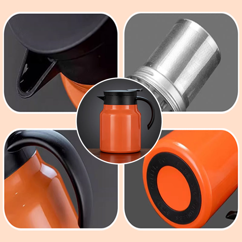 Portable stainless steel kettle | Compact tea solution for any location