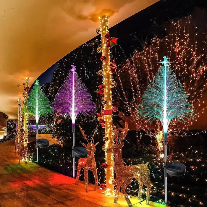 Solar Christmas Tree Lighting - LumiTree