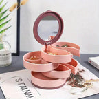 Perfect Gift-4 Layer Rotatable Jewelry Storage Box