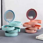 Perfect Gift-4 Layer Rotatable Jewelry Storage Box