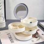 Perfect Gift-4 Layer Rotatable Jewelry Storage Box