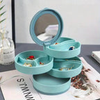 Perfect Gift-4 Layer Rotatable Jewelry Storage Box