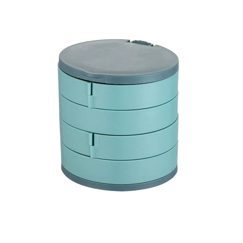 Perfect Gift-4 Layer Rotatable Jewelry Storage Box