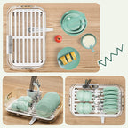 Dish Dryer with Drainage System Maximum Convenience and Cleanliness in the Kitchen