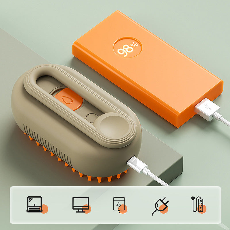 Multifunctional spray-massage comb for pets