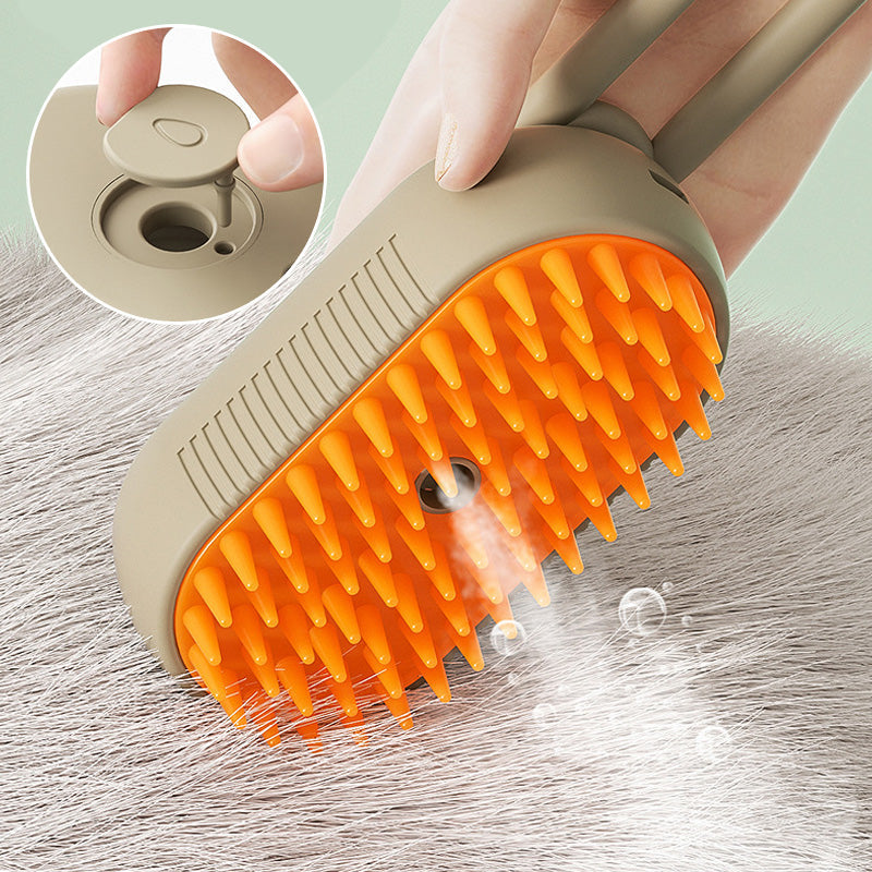 Multifunctional spray-massage comb for pets