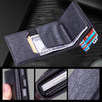 Men's Wallet With Automatic Card Pocket