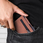 Men's Wallet With Automatic Card Pocket