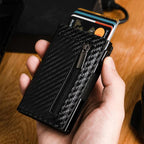 Men's Wallet With Automatic Card Pocket