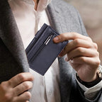 Men's Wallet With Automatic Card Pocket