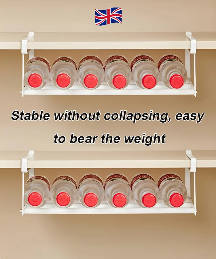 Multifunctional shoe rack with clips in stainless steel for more space in the shoe closet