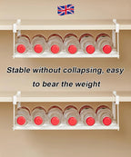 Multifunctional shoe rack with clips in stainless steel for more space in the shoe closet