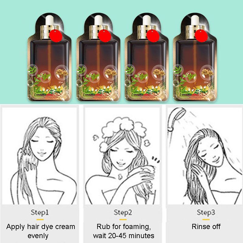 Plant extract Non-harmful hair dye cream