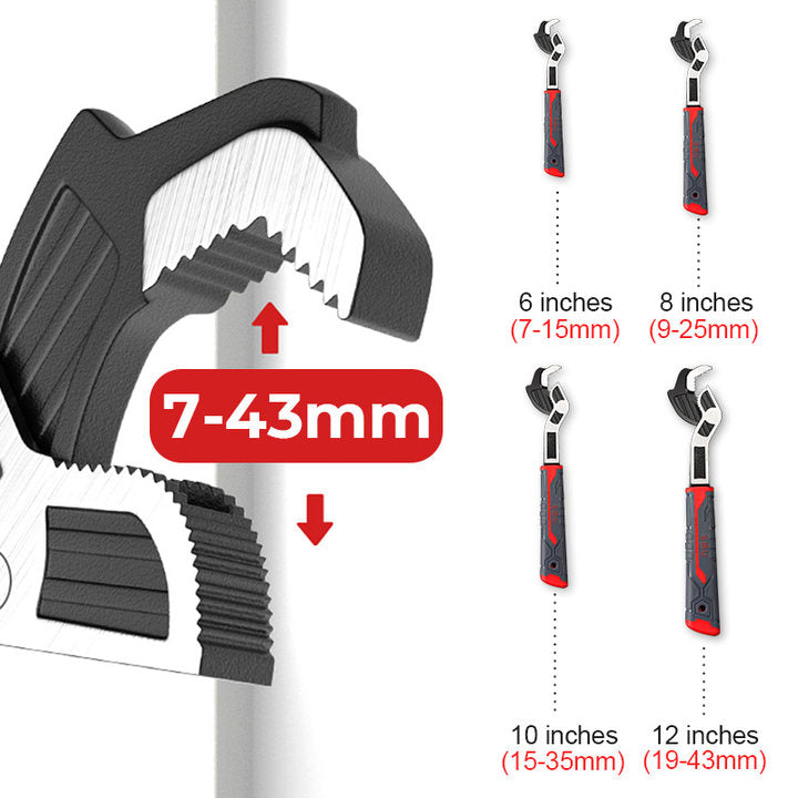 Industrial Quality Multifunctional Self-locking Pipe Wrench Tool