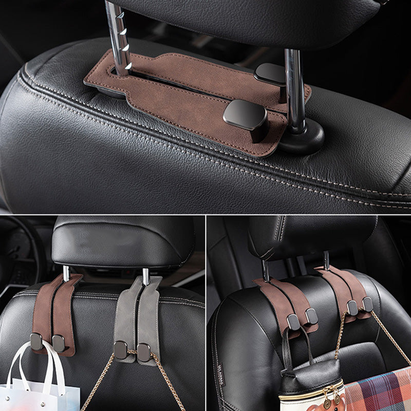 Hook/hanger for backrest in car seat