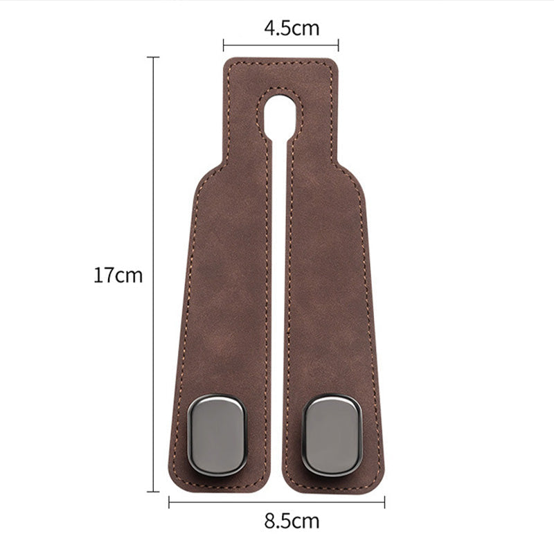 Hook/hanger for backrest in car seat