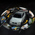 Car camera with 170° wide angle and 1080p dual lens