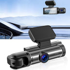 Car camera with 170° wide angle and 1080p dual lens