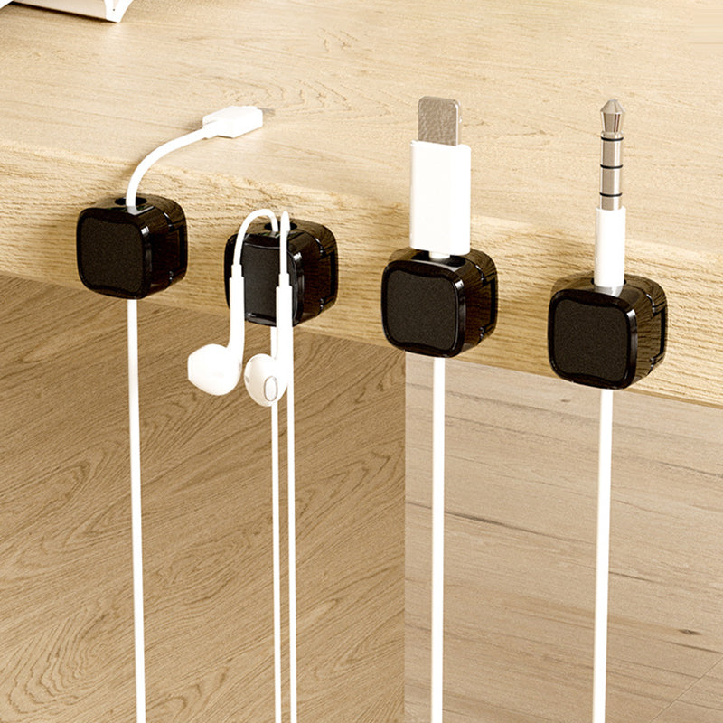 Magnetic cable clip holder - set of 6 pcs.