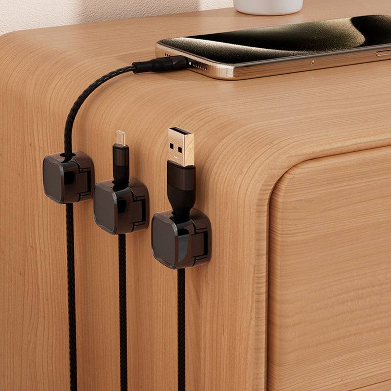 Magnetic cable clip holder - set of 6 pcs.